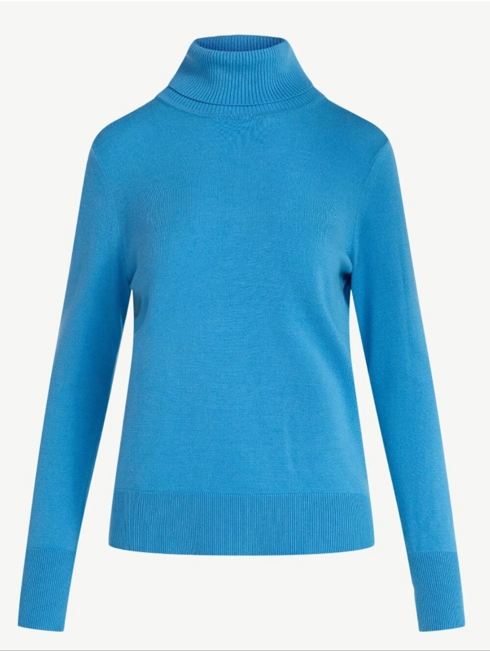 Free Assembly Women's Cozy Yarn Turtleneck Sweater with Long Sleeves,
